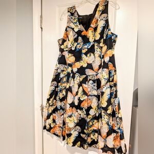 Nine West Butterfly Cocktail Dress 16